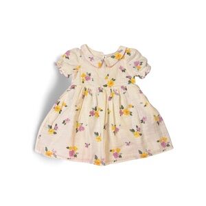 Cat & Jack Floral Baby Dress with Scalloped Collar